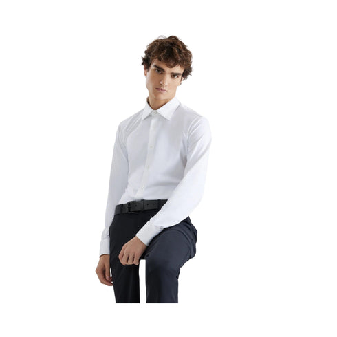 Camicia White Sun Uomo Bianco riga RRD- Francavilla Moda